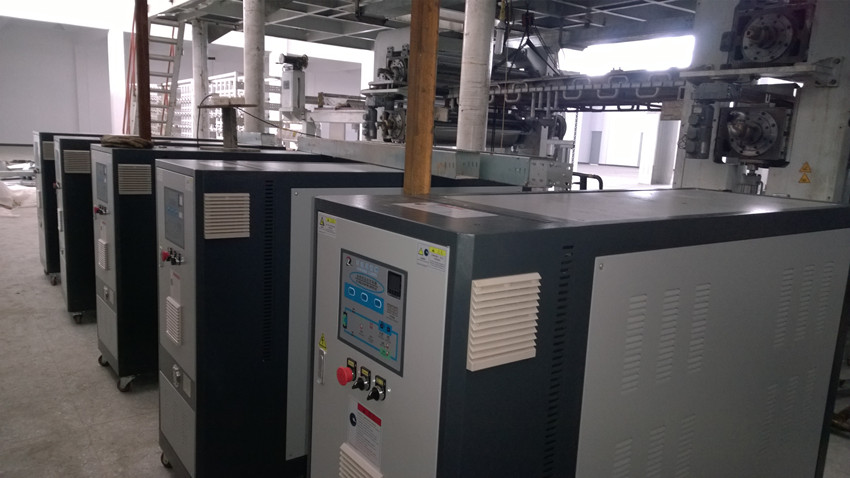 模板油加熱器，油循環模溫機，熱壓機模具加熱器